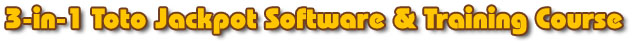 toto jackpot software & course