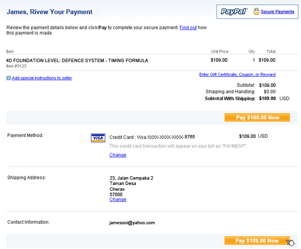 lottery pick 4 course - steps payment by credit card