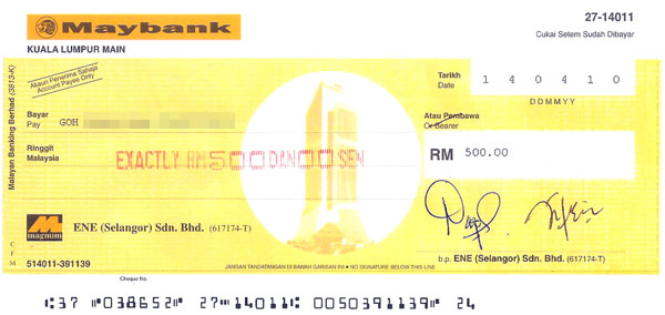 Magnum 11 April 10 cheque Goh
