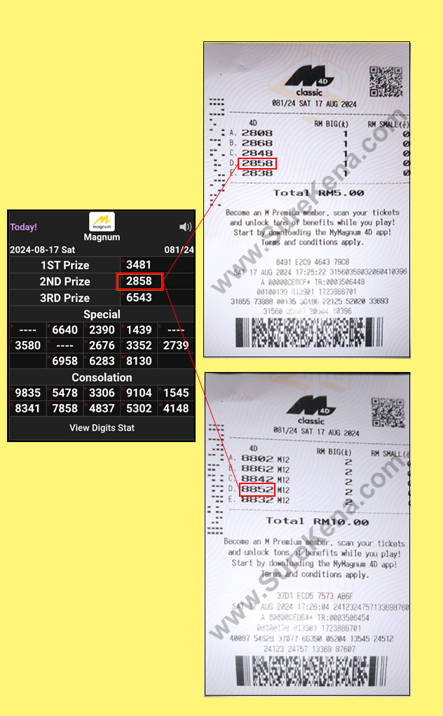 Toto 4D Result - 11 May 2024