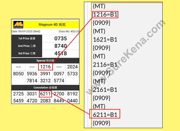 Magnum 4D Result - 9 September 2020