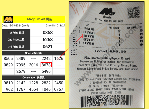 Toto 4D Result - 25 February 2024