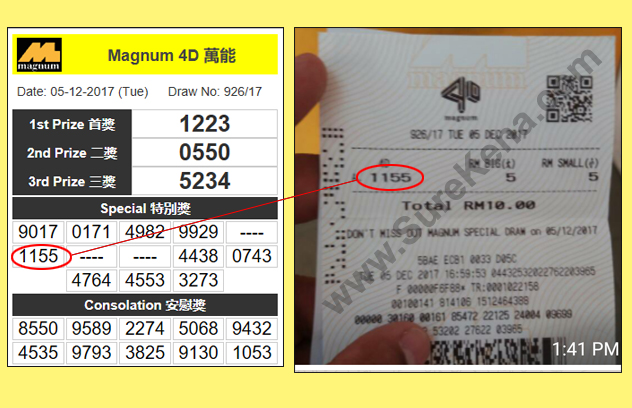 magnum 4D Result - 5 December 2017