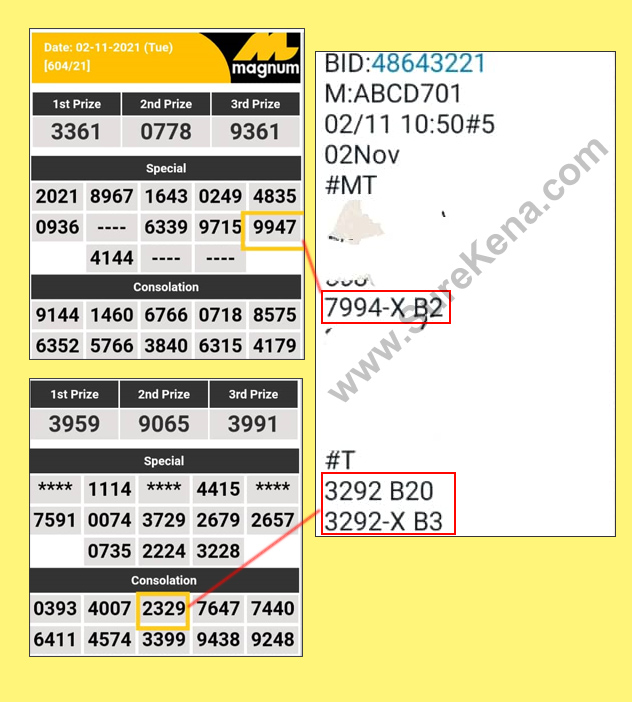 Magnum 4D Result - 2 November 2021