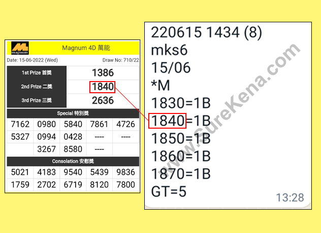 Magnum 4D Result - 15 June 2022