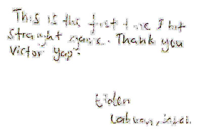 Winining Testimonials Elden 26 September 10