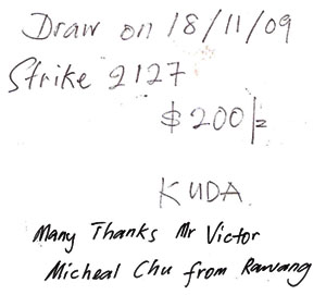 Winning Comment - Michael Chu - Rawang